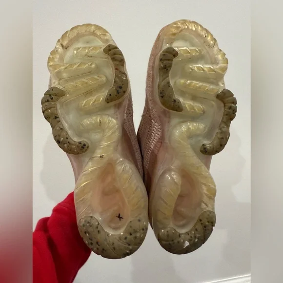 Nike Vapormax 2021 Flyknit pink oxford tennis shoes, women's size 8 READ - Picture 9 of 14